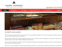 Tablet Screenshot of mamraalmonds.com